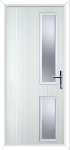 Normanton 2 Composite Front Door White