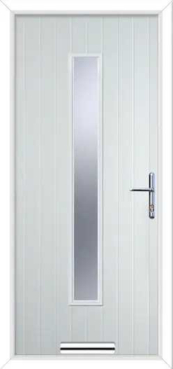 Halam Composite Front Door White