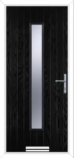 Halam Composite Front Door Black