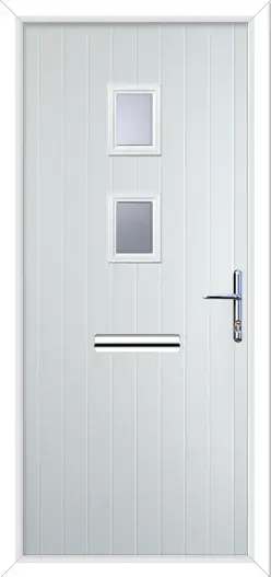 Wellow 2 Composite Front Door White