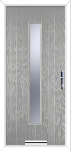 Halam Composite Front Door Silver Grey