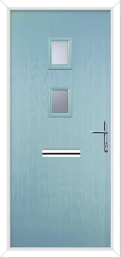 Wellow 2 Composite Front Door Duck Egg Blue