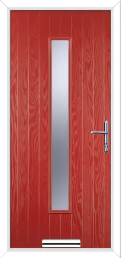 Halam Composite Front Door Red